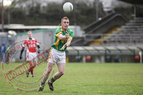 Irvinestown (1-12) V Belnaleck (1-7) in Division 3 GAA League Final in Brewster Park.
