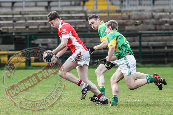 Irvinestown (1-12) V Belnaleck (1-7) in Division 3 GAA League Final in Brewster Park.