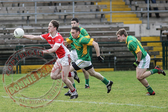 Irvinestown (1-12) V Belnaleck (1-7) in Division 3 GAA League Final in Brewster Park.
