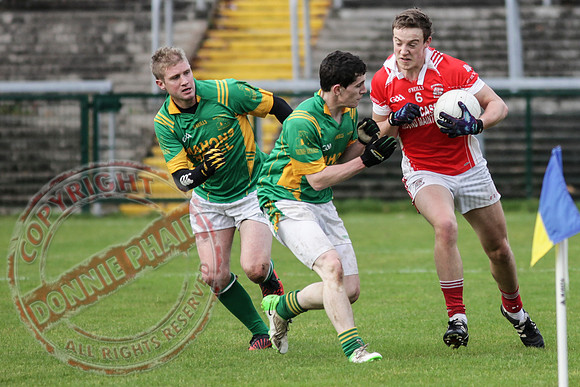 Irvinestown (1-12) V Belnaleck (1-7) in Division 3 GAA League Final in Brewster Park.