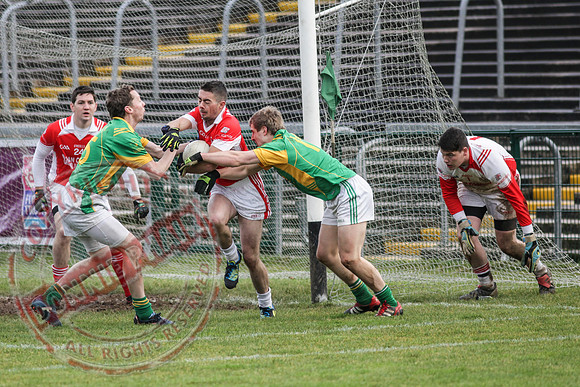 Irvinestown (1-12) V Belnaleck (1-7) in Division 3 GAA League Final in Brewster Park.