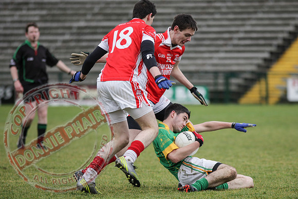Irvinestown (1-12) V Belnaleck (1-7) in Division 3 GAA League Final in Brewster Park.