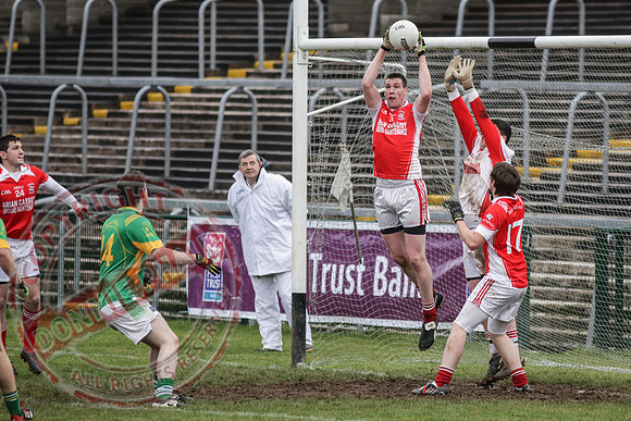 Irvinestown (1-12) V Belnaleck (1-7) in Division 3 GAA League Final in Brewster Park.