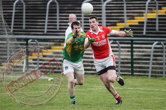 Irvinestown (1-12) V Belnaleck (1-7) in Division 3 GAA League Final in Brewster Park.