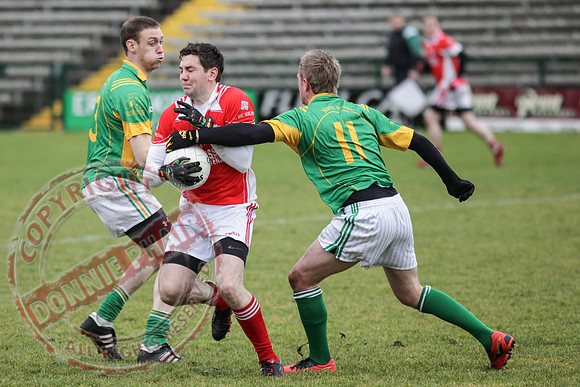 Irvinestown (1-12) V Belnaleck (1-7) in Division 3 GAA League Final in Brewster Park.