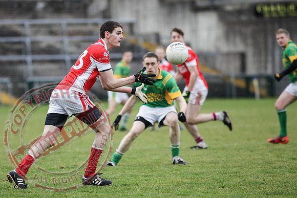 Irvinestown (1-12) V Belnaleck (1-7) in Division 3 GAA League Final in Brewster Park.