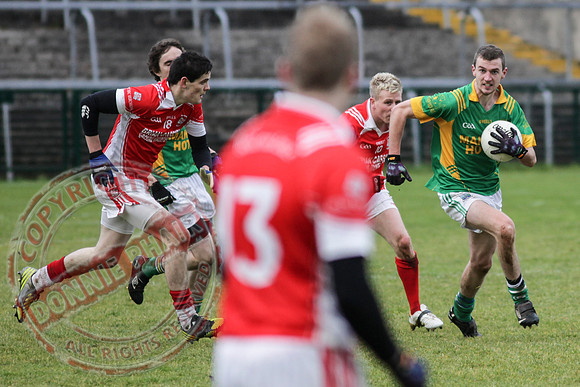Irvinestown (1-12) V Belnaleck (1-7) in Division 3 GAA League Final in Brewster Park.