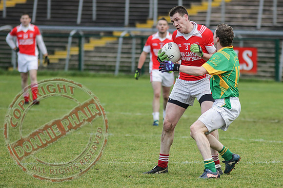 Irvinestown (1-12) V Belnaleck (1-7) in Division 3 GAA League Final in Brewster Park.
