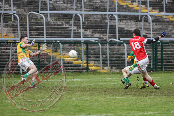 Irvinestown (1-12) V Belnaleck (1-7) in Division 3 GAA League Final in Brewster Park.