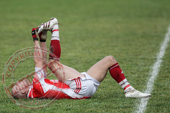 Irvinestown (1-12) V Belnaleck (1-7) in Division 3 GAA League Final in Brewster Park.