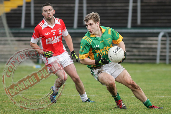 Irvinestown (1-12) V Belnaleck (1-7) in Division 3 GAA League Final in Brewster Park.