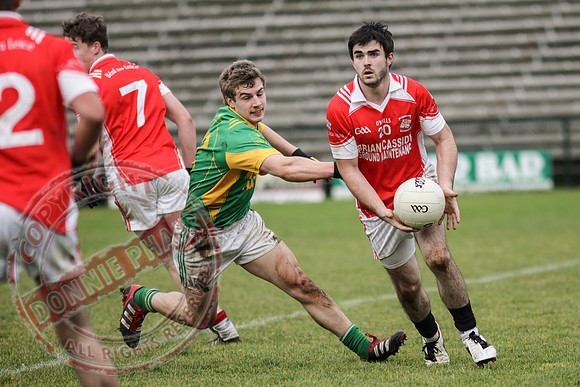 Irvinestown (1-12) V Belnaleck (1-7) in Division 3 GAA League Final in Brewster Park.