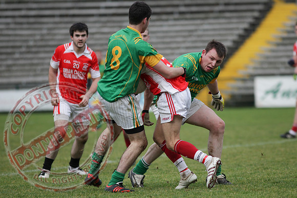 Irvinestown (1-12) V Belnaleck (1-7) in Division 3 GAA League Final in Brewster Park.
