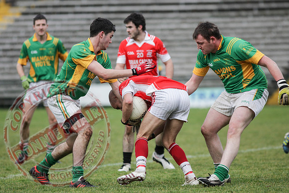 Irvinestown (1-12) V Belnaleck (1-7) in Division 3 GAA League Final in Brewster Park.