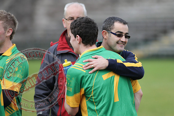 Irvinestown (1-12) V Belnaleck (1-7) in Division 3 GAA League Final in Brewster Park.