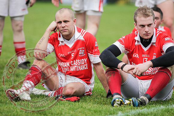 Irvinestown (1-12) V Belnaleck (1-7) in Division 3 GAA League Final in Brewster Park.