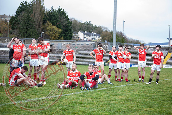 Irvinestown (1-12) V Belnaleck (1-7) in Division 3 GAA League Final in Brewster Park.
