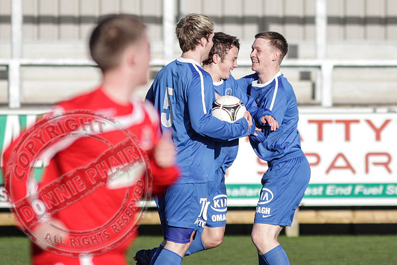 Ballinamallard Reserves (4) V Portadown Reserves (1) in League Football.