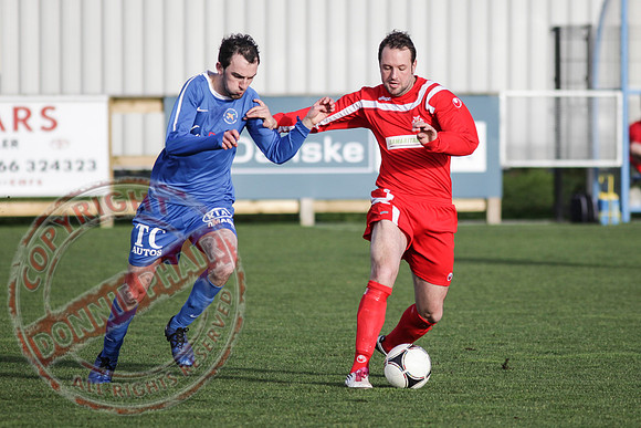 Ballinamallard Reserves (4) V Portadown Reserves (1) in League Football.