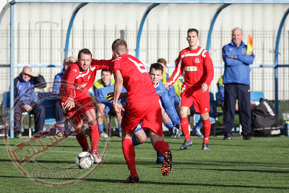 Ballinamallard Reserves (4) V Portadown Reserves (1) in League Football.