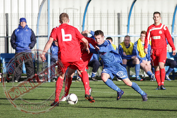 Ballinamallard Reserves (4) V Portadown Reserves (1) in League Football.