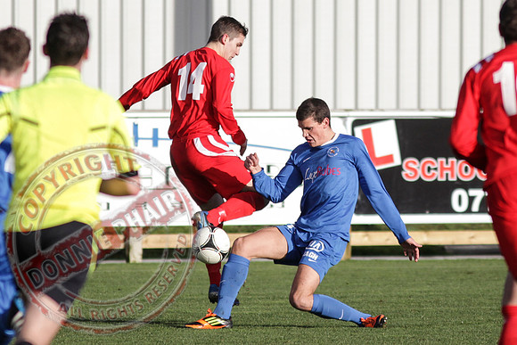 Ballinamallard Reserves (4) V Portadown Reserves (1) in League Football.