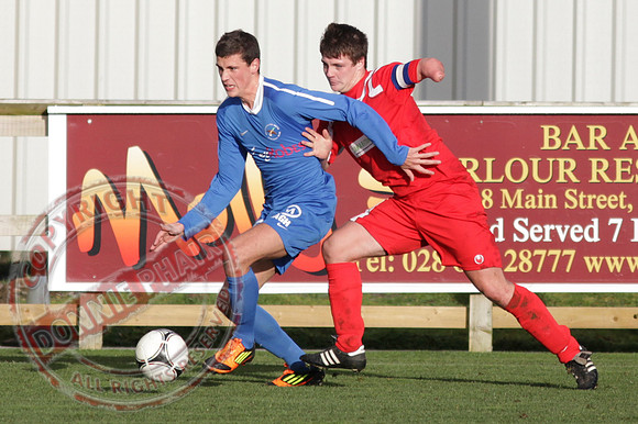 Ballinamallard Reserves (4) V Portadown Reserves (1) in League Football.