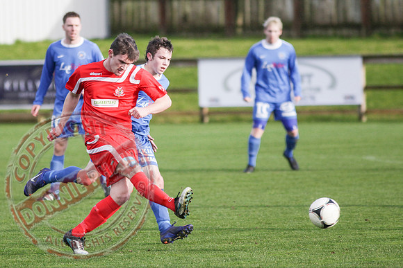 Ballinamallard Reserves (4) V Portadown Reserves (1) in League Football.