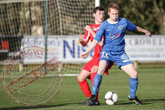 Ballinamallard Reserves (4) V Portadown Reserves (1) in League Football.