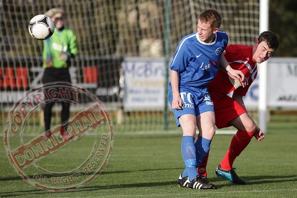 Ballinamallard Reserves (4) V Portadown Reserves (1) in League Football.