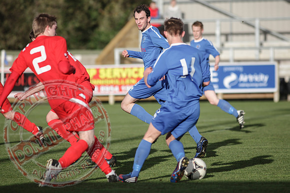 Ballinamallard Reserves (4) V Portadown Reserves (1) in League Football.