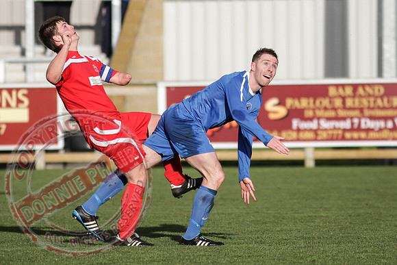 Ballinamallard Reserves (4) V Portadown Reserves (1) in League Football.