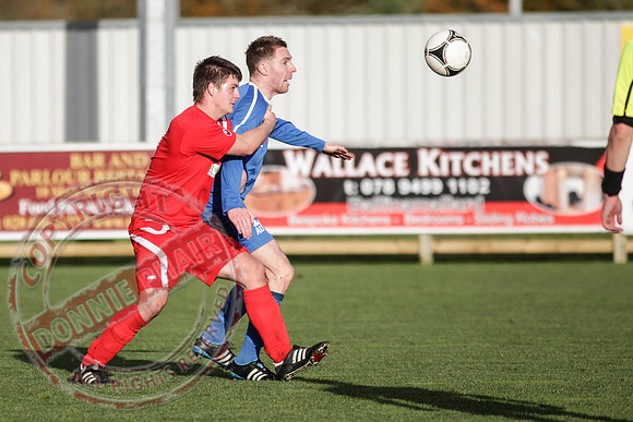 Ballinamallard Reserves (4) V Portadown Reserves (1) in League Football.