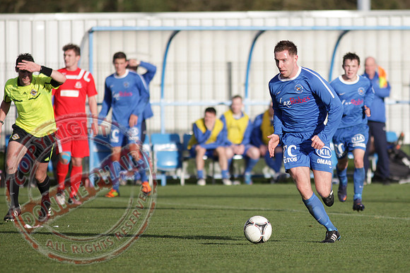 Ballinamallard Reserves (4) V Portadown Reserves (1) in League Football.