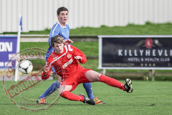 Ballinamallard Reserves (4) V Portadown Reserves (1) in League Football.