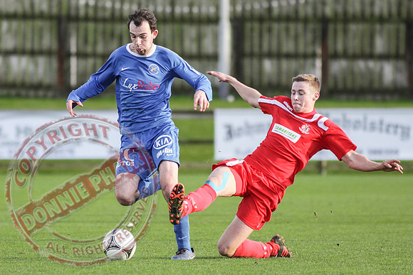 Ballinamallard Reserves (4) V Portadown Reserves (1) in League Football.