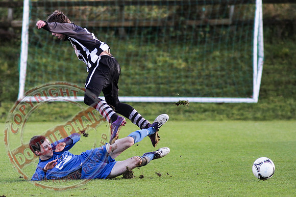 Ballinamallard Youth (2) V Newington YC (1) in U18 League Football.