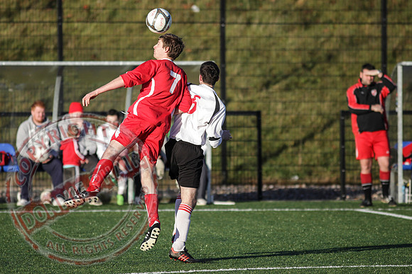 Irvinestown Wanderers (2) V Enniskillen Rangers (3) in League Football.