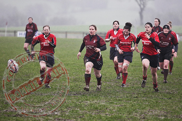 Enniskillen V Cavan in Ladies Rugby.