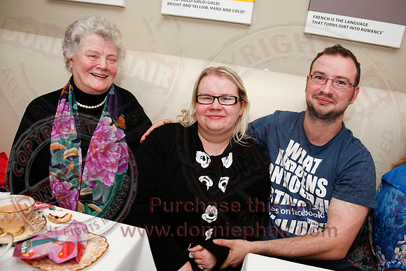 Charity Coffee Morning in Francos held in aid of Cancer Connect NI.