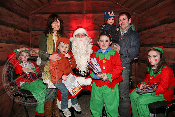 Switching on Christmas Lights in Lisnaskea.