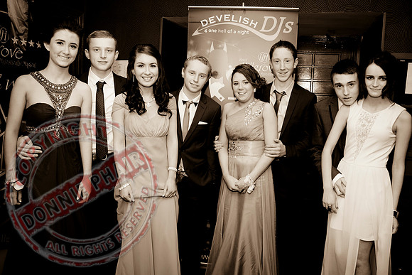 St. Comhghall's Lisnaskea School Formal in the Hillgrove Hotel.