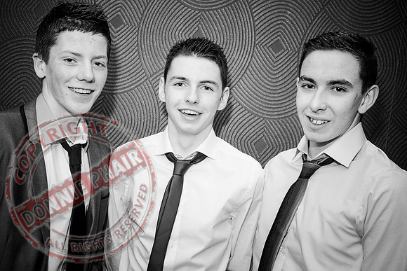 St. Comhghall's Lisnaskea School Formal in the Hillgrove Hotel.
