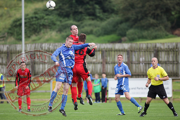 Ballinamallard FC V Dungannon Swifts in IFL Premium League Game.