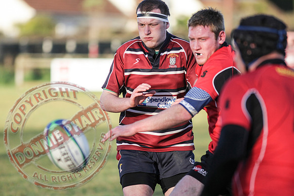 Enniskillen 1st XV (11) V Carrick (Carrickfergus) (0) in Rugby League.
