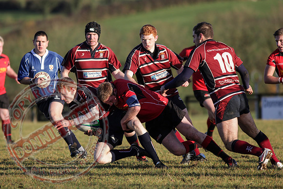 Enniskillen 1st XV (11) V Carrick (Carrickfergus) (0) in Rugby League.