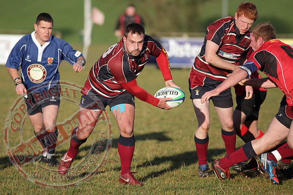Enniskillen 1st XV (11) V Carrick (Carrickfergus) (0) in Rugby League.