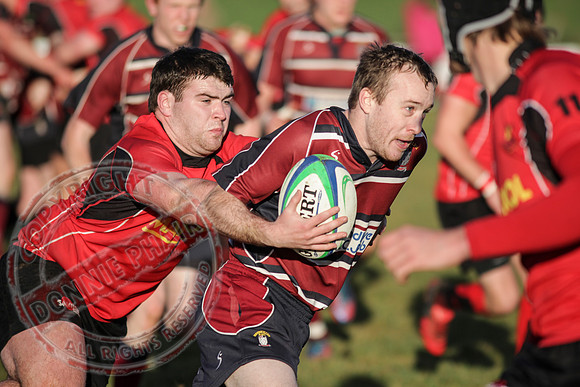 Enniskillen 1st XV (11) V Carrick (Carrickfergus) (0) in Rugby League.