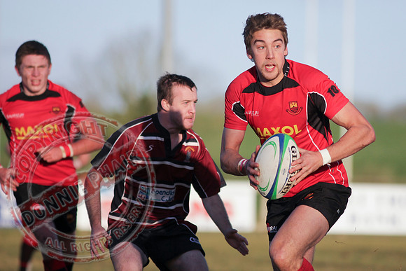 Enniskillen 1st XV (11) V Carrick (Carrickfergus) (0) in Rugby League.
