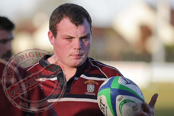 Enniskillen 1st XV (11) V Carrick (Carrickfergus) (0) in Rugby League.